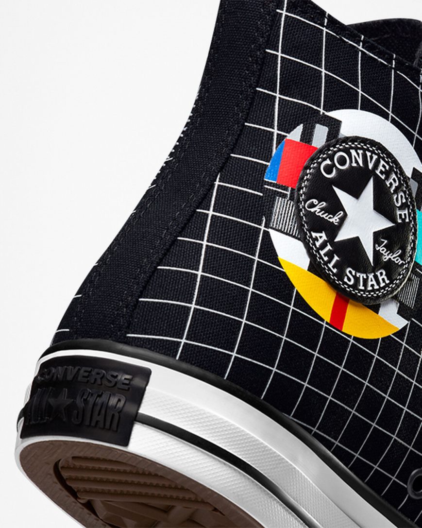 Men's Converse Chuck Taylor All Star Color Grid High Top Shoes White / Multicolor / Brown | AU 8043EV
